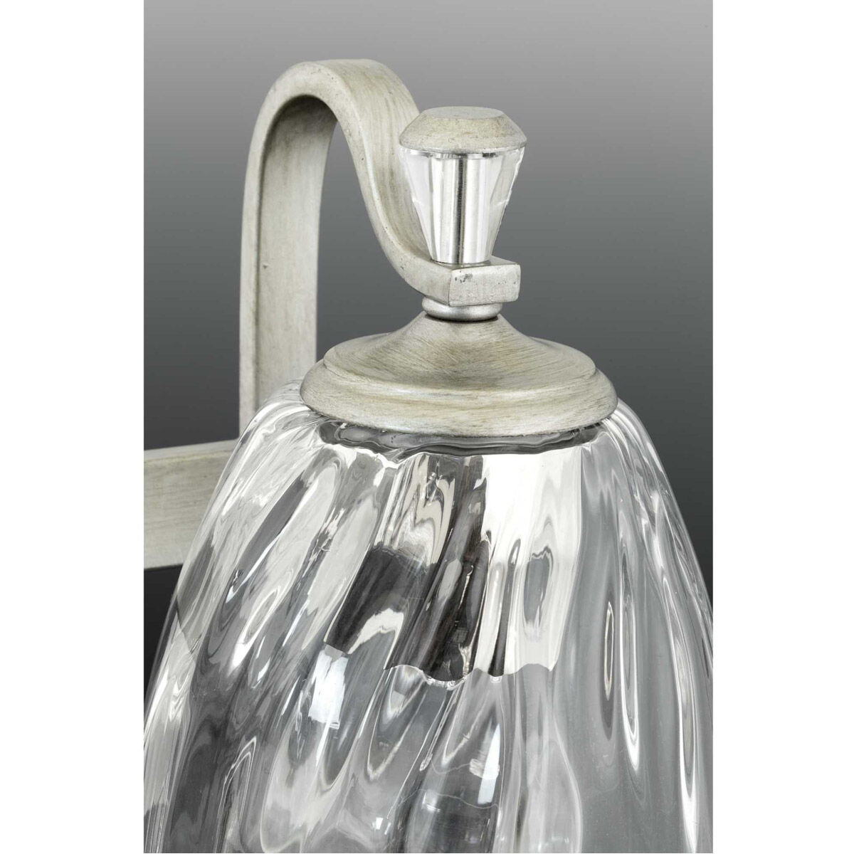 Kenley 1 Light 5 inch Silver Ridge Bath Vanity Wall Light